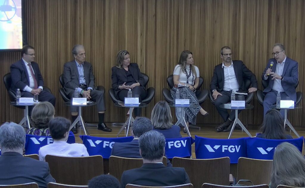 (Cristiane Schmidt, presidente da MSGÁS, durante painel sobre Gas Release. – Imagem: Divulgação/MSGÁS) 